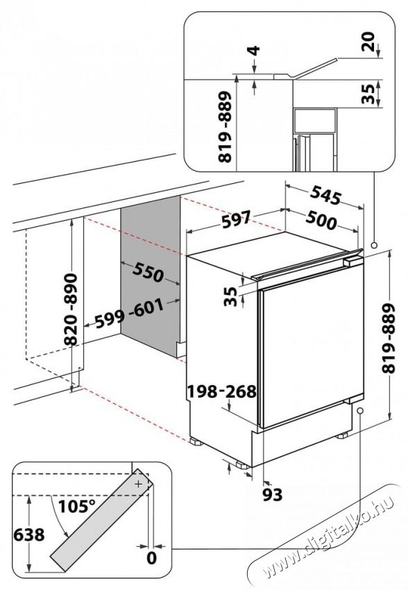 Whirlpool WBUFZ011 FAGYASZT&Oacute;SZEKR&Eacute;NY BE&Eacute;P&Iacute;THETŐ 3 REKESZ Konyhai term&eacute;kek - Hűtő, fagyaszt&oacute; (szabadon&aacute;ll&oacute;) - Fagyaszt&oacute;szekr&eacute;ny - 499367