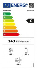 Whirlpool WHC18 T594 HŰTŐ BE&Eacute;P&Iacute;THETŐ ALULFAGYASZT&Oacute;S Konyhai term&eacute;kek - Hűtő, fagyaszt&oacute; (be&eacute;p&iacute;thető) - Alulfagyaszt&oacute;s kombin&aacute;lt hűtő - 499533