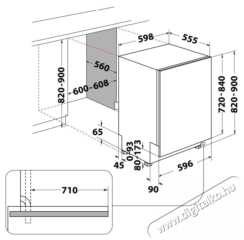 Whirlpool W8I HF58 TUS MOSOGAT&Oacute;G&Eacute;P BE&Eacute;P&Iacute;HETŐ 14 TER&Iacute;T&Eacute;K Konyhai term&eacute;kek - Mosogat&oacute;g&eacute;p - Norm&aacute;l (60cm) be&eacute;p&iacute;thető mosogat&oacute;g&eacute;p - 499573