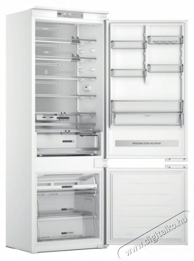 Whirlpool WH SP70 T232 P Beépíthető Total No Frost hűtő, XL hűtőtér/XL fagyasztótér, 6. Érzék, Push To Open Konyhai termékek - Hűtő, fagyasztó (beépíthető) - Alulfagyasztós kombinált hűtő - 499566