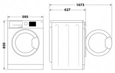 Whirlpool FFB 8489 WV EE elöltöltős mosógép Háztartás / Otthon / Kültér - Mosógép / szárítógép - Elöltöltős normál (60cm-ig) mosógép - 502593