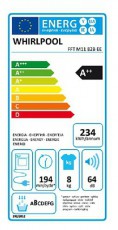 Whirlpool FFT M11 82B EE R 8 kg hőszivattyús szárítógép Háztartás / Otthon / Kültér - Mosógép / szárítógép - Szárítógép - 502742