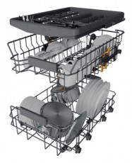 Whirlpool WH6PC11BS7A0 beépíthető mosogatógép Konyhai termékek - Mosogatógép - Normál (60cm) beépíthető mosogatógép - 502615
