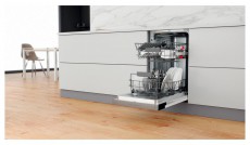 Whirlpool WSBC 3M27 X beépíthető keskeny 10 terítékes inox mosogatógép Konyhai termékek - Mosogatógép - Keskeny (45cm-ig) beépíthető mosogatógép - 502623