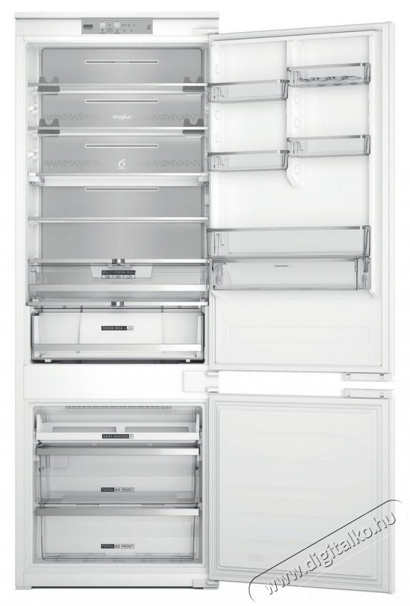 Whirlpool WH SP70 T241 P HŰTŐ ALULFAGYASZT&Oacute;S BE&Eacute;P&Iacute;THETŐ Konyhai term&eacute;kek - Hűtő, fagyaszt&oacute; (be&eacute;p&iacute;thető) - Alulfagyaszt&oacute;s kombin&aacute;lt hűtő - 502881