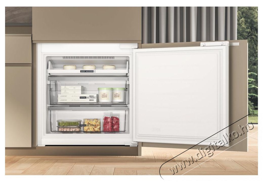 Whirlpool WH SP70 T241 P HŰTŐ ALULFAGYASZT&Oacute;S BE&Eacute;P&Iacute;THETŐ Konyhai term&eacute;kek - Hűtő, fagyaszt&oacute; (be&eacute;p&iacute;thető) - Alulfagyaszt&oacute;s kombin&aacute;lt hűtő - 502881