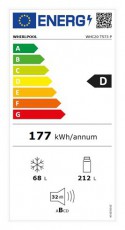 Whirlpool WHC20 T573 P HŰTŐ BEÉPÍTHETŐ ALULFAGYASZTÓS Konyhai termékek - Hűtő, fagyasztó (beépíthető) - Alulfagyasztós kombinált hűtő - 502895