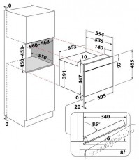 Whirlpool WMW44HMX beépíthető mikrohullámú sütő Konyhai termékek - Mikrohullámú sütő - Mikrohullámú sütő (beépíthető) - 502765