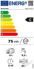 Whirlpool WFO 3T142 X Konyhai termékek - Mosogatógép - Normál (60cm) szabadonálló mosogatógép - 504646