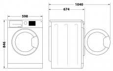 Whirlpool WP C10X WBS EE hőszivattyús szárítógép Háztartás / Otthon / Kültér - Mosógép / szárítógép - Szárítógép - 504667