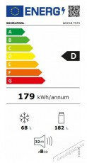 Whirlpool WHC18 T573 HŰTŐ BEÉPÍTHETŐ ALULFAGYASZTÓS Konyhai termékek - Hűtő, fagyasztó (beépíthető) - Alulfagyasztós kombinált hűtő - 372665