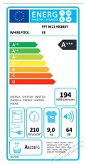 Whirlpool FFT M11 9X3BXY EE hőszivattyús szárítógép Háztartás / Otthon / Kültér - Mosógép / szárítógép - Szárítógép - 403856