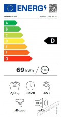 Whirlpool WRSB 7238 BB EU elöltöltős keskeny mosógép Háztartás / Otthon / Kültér - Mosógép / szárítógép - Elöltöltős keskeny (45cm-ig) mosógép - 467730