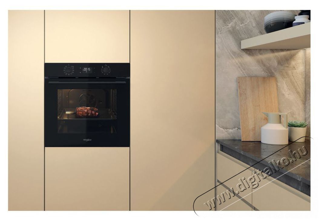 Whirlpool OMK58RU0B Konyhai term&eacute;kek - S&uuml;tő-főzőlap, tűzhely (be&eacute;p&iacute;thető) - S&uuml;tő (be&eacute;p&iacute;thető) - 503290