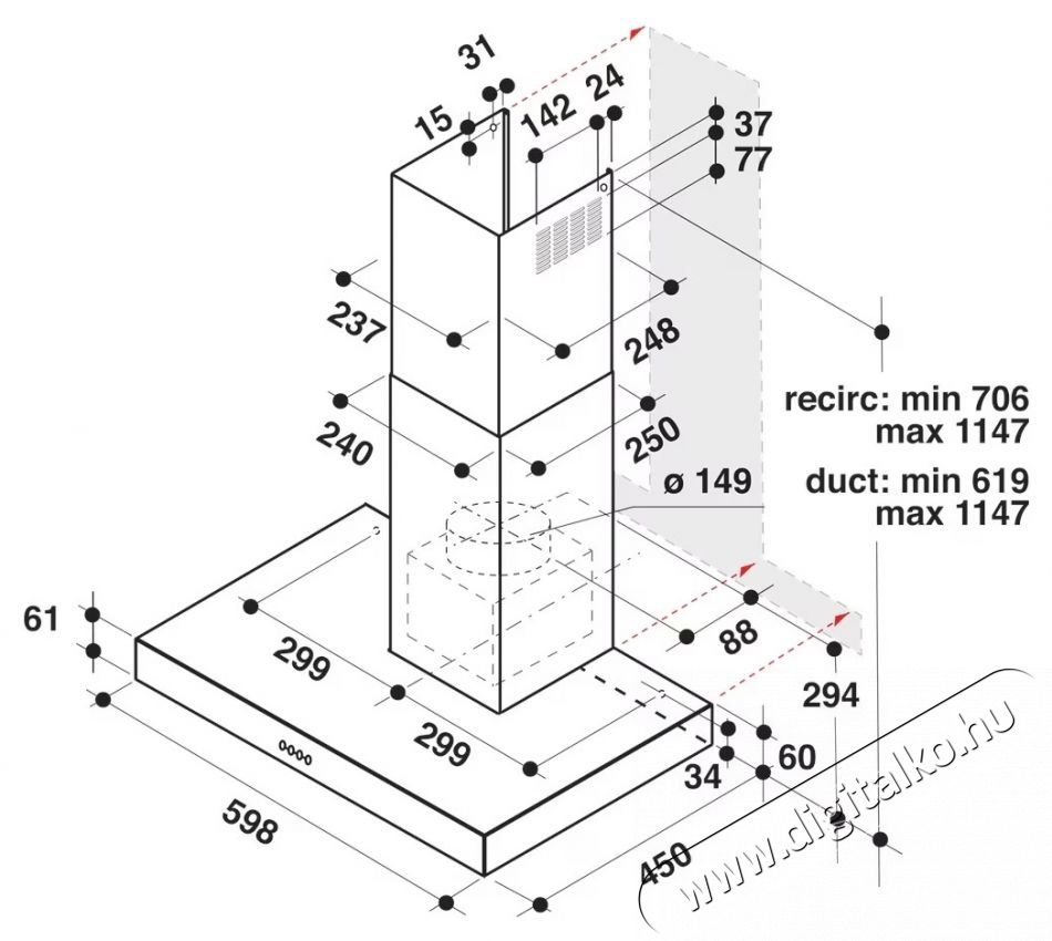 Whirlpool AKR 558/3 IX, Be&eacute;p&iacute;thető p&aacute;raelsz&iacute;v&oacute; Konyhai term&eacute;kek - P&aacute;raelsz&iacute;v&oacute; - Be&eacute;p&iacute;thető / kih&uacute;zhat&oacute; - 534012
