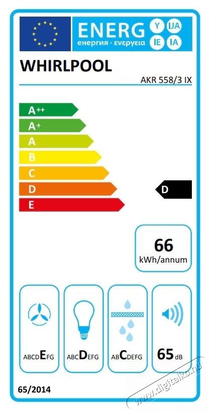 Whirlpool AKR 558/3 IX, Be&eacute;p&iacute;thető p&aacute;raelsz&iacute;v&oacute; Konyhai term&eacute;kek - P&aacute;raelsz&iacute;v&oacute; - Be&eacute;p&iacute;thető / kih&uacute;zhat&oacute; - 534012