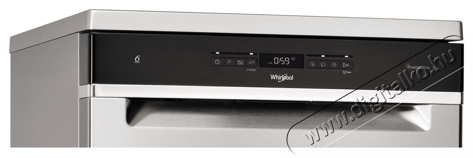 Whirlpool WFO3T233P65X Mosogat&oacute;g&eacute;p, 14 ter&iacute;t&eacute;k, 10 program Konyhai term&eacute;kek - Mosogat&oacute;g&eacute;p - Norm&aacute;l (60cm) szabadon&aacute;ll&oacute; mosogat&oacute;g&eacute;p - 534013