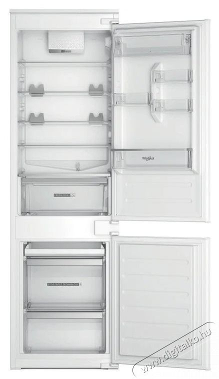 Whirlpool WHC18D011C1 SF HŰTŐ ALULFAGYASZT&Oacute;S BE&Eacute;P&Iacute;THETŐ Konyhai term&eacute;kek - Hűtő, fagyaszt&oacute; (be&eacute;p&iacute;thető) - Alulfagyaszt&oacute;s kombin&aacute;lt hűtő - 505367