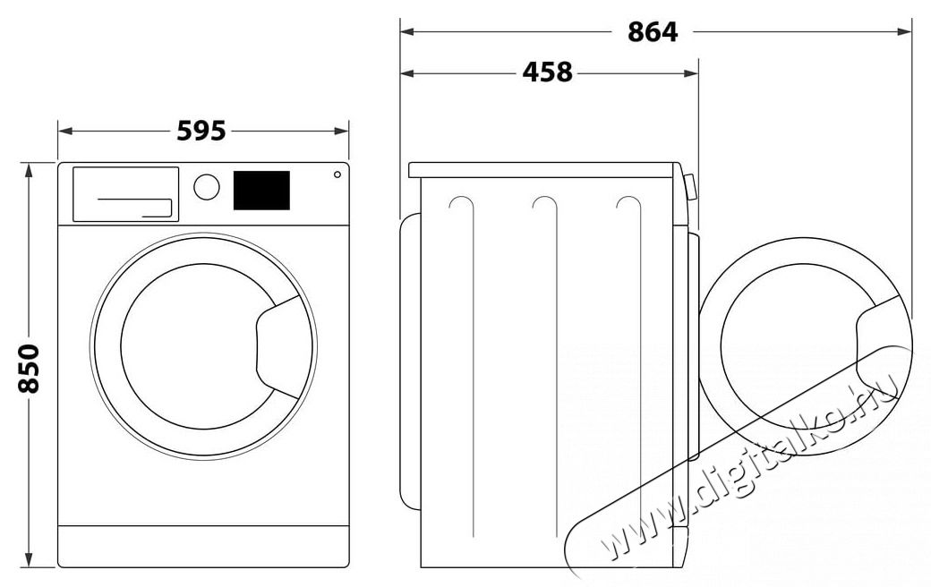 Whirlpool WRBSS 6249 W EU keskeny el&ouml;lt&ouml;ltős mos&oacute;g&eacute;p H&aacute;ztart&aacute;s / Otthon / K&uuml;lt&eacute;r - Mos&oacute;g&eacute;p / sz&aacute;r&iacute;t&oacute;g&eacute;p - El&ouml;lt&ouml;ltős keskeny (45cm-ig) mos&oacute;g&eacute;p - 540584