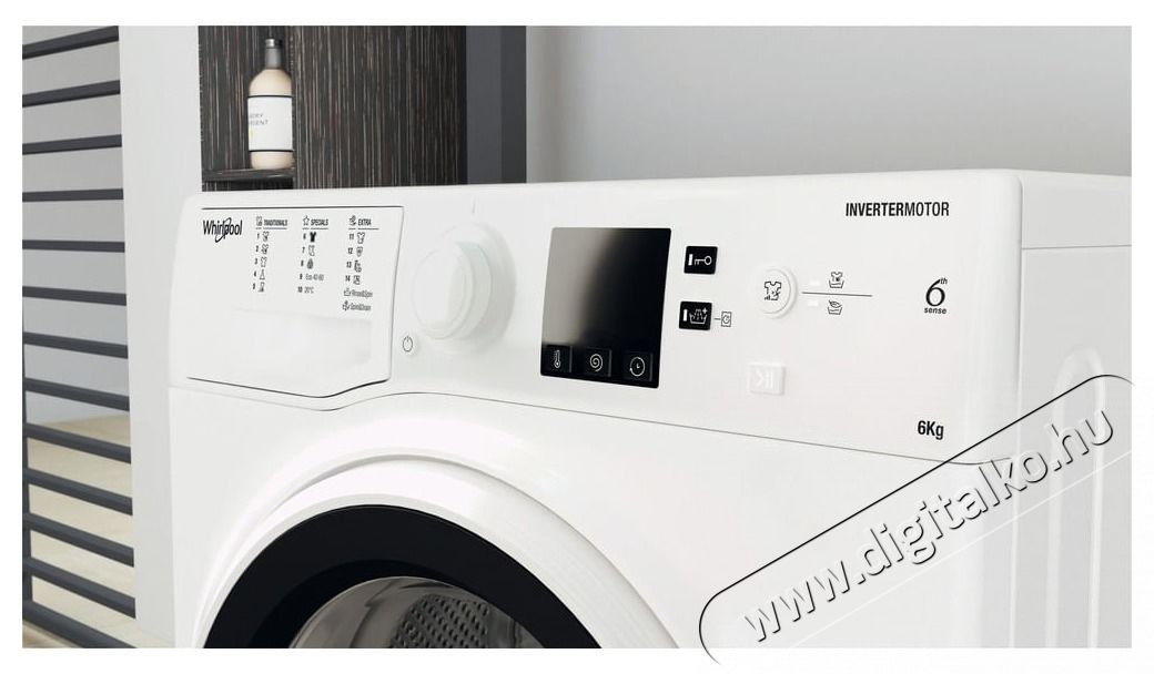 Whirlpool WRBSS 6249 W EU keskeny el&ouml;lt&ouml;ltős mos&oacute;g&eacute;p H&aacute;ztart&aacute;s / Otthon / K&uuml;lt&eacute;r - Mos&oacute;g&eacute;p / sz&aacute;r&iacute;t&oacute;g&eacute;p - El&ouml;lt&ouml;ltős keskeny (45cm-ig) mos&oacute;g&eacute;p - 540584
