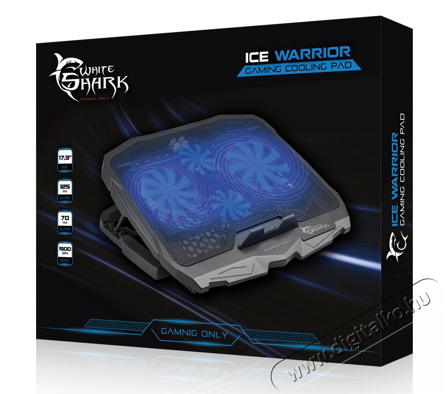 White Shark CP-25 Ice Warior notebook hűtőpad Egyéb - Nem forgalmazzuk ! - 325134