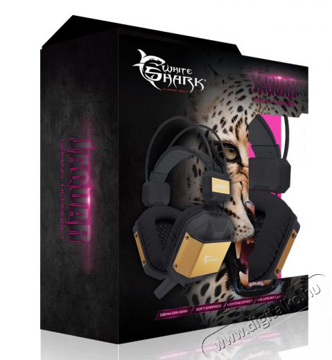 White Shark GH-1646BG Jaguar Gamer headset Audio-Video / Hifi / Multimédia - Fül és Fejhallgatók - Fejhallgató mikrofonnal / headset - 325140