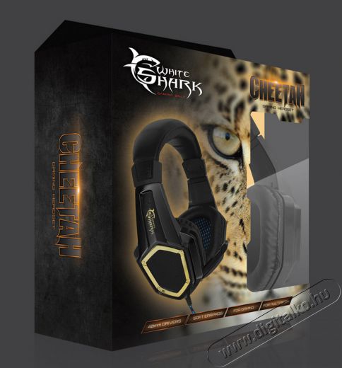 White Shark GHS-1642 Cheetah Gamer headset Audio-Video / Hifi / Multimédia - Fül és Fejhallgatók - Fejhallgató mikrofonnal / headset - 325142