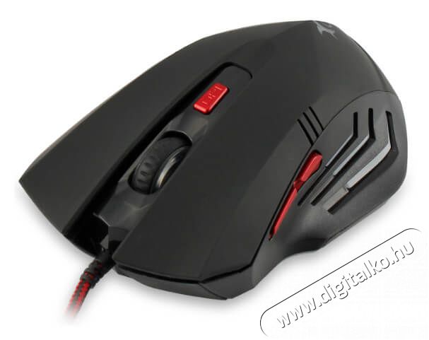 White Shark GM-1602 Hannibal optikai Gamer egér - fekete Iroda és számítástechnika - Egér - Vezetékes egér - 325145