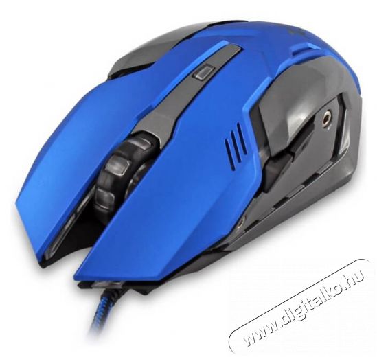 White Shark GM-1604 Caesar optikai Gamer egér - kék Iroda és számítástechnika - Egér - Vezetékes egér - 325149