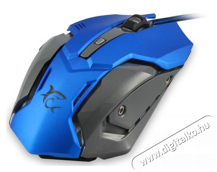 White Shark GM-1604 Caesar optikai Gamer egér - kék Iroda és számítástechnika - Egér - Vezetékes egér - 325149