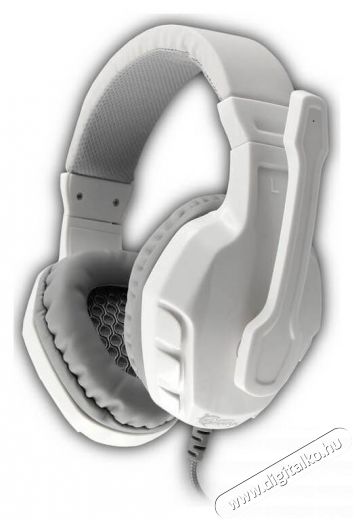 White Shark GH-1641W Panther Gamer headset - fehér Audio-Video / Hifi / Multimédia - Fül és Fejhallgatók - Fejhallgató mikrofonnal / headset - 325137