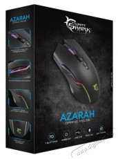 White Shark AZARAH GM-5003 6400dpi fekete gamer egér Iroda és számítástechnika - Egér - Vezetékes egér - 403898