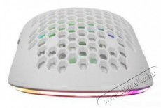 White Shark GALAHAD GM-5007W 6400 dpi fehér gamer egér Iroda és számítástechnika - Egér - Vezetékes egér - 403892
