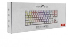 White Shark COMMANDOS GK-2106W/R-HU fehér mechanikus magyar (red switch) gamer billentyűzet Mobil / Kommunikáció / Smart - Tablet / E-book kiegészítő, tok - Billentyűzet - 455806