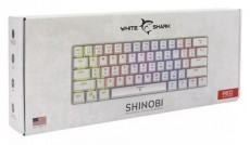 White Shark SHINOBI GK-2022W/R-US fehér mechanikus (red switch) gamer billentyűzet Iroda és számítástechnika - Billentyűzet / billentyűzet szett - Vezetékes - 459418