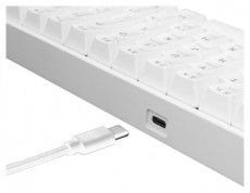 White Shark SHINOBI GK-2022W/BR-US fehér mechanikus gamer billentyűzet Iroda és számítástechnika - Billentyűzet / billentyűzet szett - Vezeték nélküli - 463287
