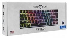 White Shark ASHIKO GK-2202B/BL-US fekete mechanikus (blue switch) gamer billentyűzet Iroda és számítástechnika - Billentyűzet / billentyűzet szett - Vezetékes - 478334