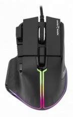 WHITESHARK GM-9006B MARROK gamer egér, fekete, 12000 dpi Iroda és számítástechnika - Egér - Vezetékes egér - 483672