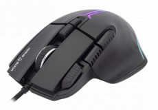 WHITESHARK GM-9006B MARROK gamer egér, fekete, 12000 dpi Iroda és számítástechnika - Egér - Vezetékes egér - 483672