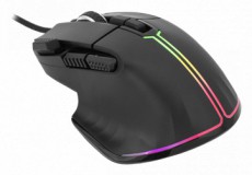 WHITESHARK GM-9006B MARROK gamer egér, fekete, 12000 dpi Iroda és számítástechnika - Egér - Vezetékes egér - 483672