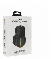WHITESHARK GM-9006B MARROK gamer egér, fekete, 12000 dpi Iroda és számítástechnika - Egér - Vezetékes egér - 483672