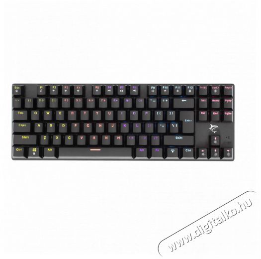 White Shark COMMANDOS GK-2106B/R-HU fekete mechanikus magyar (red switch) gamer billentyűzet Mobil / Kommunikáció / Smart - Tablet / E-book kiegészítő, tok - Billentyűzet - 455962