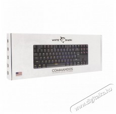 White Shark COMMANDOS GK-2106B/R-HU fekete mechanikus magyar (red switch) gamer billentyűzet Mobil / Kommunikáció / Smart - Tablet / E-book kiegészítő, tok - Billentyűzet - 455962