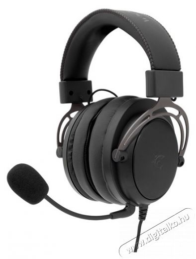 White Shark GORILLA GH-2341B/G fekete/ezüst gamer fejhallgató Audio-Video / Hifi / Multimédia - Fül és Fejhallgatók - Fejhallgató mikrofonnal / headset - 500235