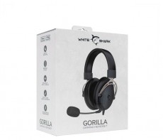 White Shark GORILLA GH-2341B/G fekete/ezüst gamer fejhallgató Audio-Video / Hifi / Multimédia - Fül és Fejhallgatók - Fejhallgató mikrofonnal / headset - 500235