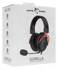 White Shark GORILLA GH-2341B/R fekete/piros gamer fejhallgató Audio-Video / Hifi / Multimédia - Fül és Fejhallgatók - Fejhallgató mikrofonnal / headset - 500234