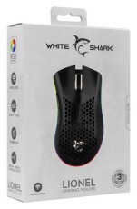 White Shark LIONEL WGM-5012B vezeték nélküli fekete gamer egér Iroda és számítástechnika - Egér - Vezeték nélküli egér - 500248