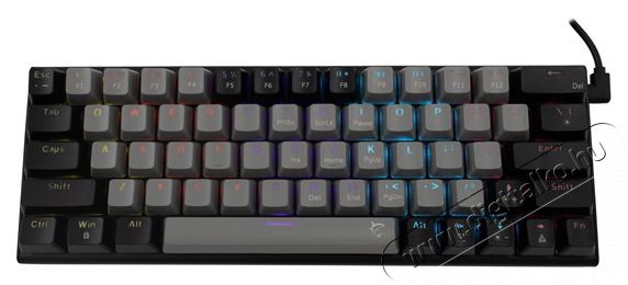 White Shark WAKIZASHI GK-002172-G-B/BL-US sz&uuml;rke/fekete mechanikus gamer billentyűzet Iroda &eacute;s sz&aacute;m&iacute;t&aacute;stechnika - Billentyűzet / billentyűzet szett - Vezet&eacute;kes - 500246