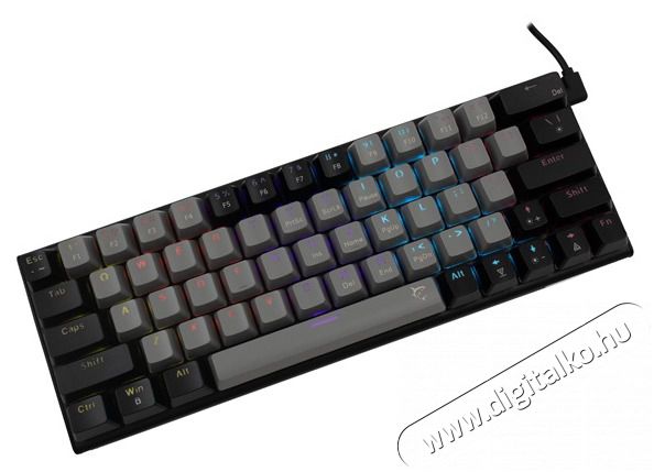 White Shark WAKIZASHI GK-002172-G-B/BL-US sz&uuml;rke/fekete mechanikus gamer billentyűzet Iroda &eacute;s sz&aacute;m&iacute;t&aacute;stechnika - Billentyűzet / billentyűzet szett - Vezet&eacute;kes - 500246