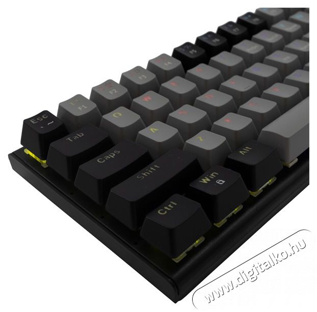White Shark WAKIZASHI GK-002172-G-B/BL-US sz&uuml;rke/fekete mechanikus gamer billentyűzet Iroda &eacute;s sz&aacute;m&iacute;t&aacute;stechnika - Billentyűzet / billentyűzet szett - Vezet&eacute;kes - 500246